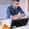 For LG Velvet / G9 Carbon Fiber Protective Case with 360 Degree Rotating Ring Holder(Black)