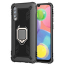 For Wiko View 4 / View 4 Lite Carbon Fiber Protective Case with 360 Degree Rotating Ring Holder(Black)