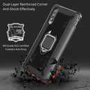 For Wiko View 4 / View 4 Lite Carbon Fiber Protective Case with 360 Degree Rotating Ring Holder(Black)