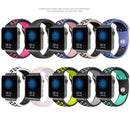 For Xiaomi Smart Watch Standard / Pride Version 18mm Two-color Silicone Watch Band(White Black)
