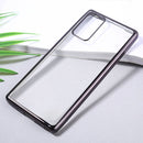 For Samsung Galaxy Note20 Ultra-thin Plating TPU Protective Soft Case(Black)