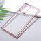 For Samsung Galaxy Note20 Ultra Ultra-thin Plating TPU Protective Soft Case(Rose Gold)