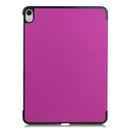 For iPad Air 2022 / 2020 10.9 Custer Texture Horizontal Flip Leather Case with Three-folding Holder & Sleep / Wake-up Function(Purple)