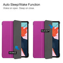 For iPad Air 2022 / 2020 10.9 Custer Texture Horizontal Flip Leather Case with Three-folding Holder & Sleep / Wake-up Function(Purple)