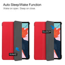 For iPad Air 2022 / 2020 10.9 Custer Texture Horizontal Flip Leather Case with Three-folding Holder & Sleep / Wake-up Function(Red)