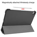 For iPad Air 2022 / 2020 10.9 Custer Texture Horizontal Flip Leather Case with Three-folding Holder & Sleep / Wake-up Function(Grey)