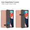 For iPad Air 2022 / 2020 10.9 Custer Texture Horizontal Flip Leather Case with Three-folding Holder & Sleep / Wake-up Function(Rose Gold)