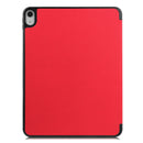 For iPad Air 2022 / 2020 10.9 Custer Texture TPU Horizontal Flip Leather Case with Sleep / Wake-up Function & Three-folding Holder & Pen Slot(Red)