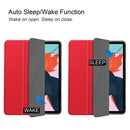 For iPad Air 2022 / 2020 10.9 Custer Texture TPU Horizontal Flip Leather Case with Sleep / Wake-up Function & Three-folding Holder & Pen Slot(Red)