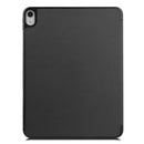For iPad Air 2022 / 2020 10.9 Custer Texture TPU Horizontal Flip Leather Case with Sleep / Wake-up Function & Three-folding Holder & Pen Slot(Black)