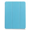 For iPad Air 2022 / 2020 10.9 Custer Texture TPU Horizontal Flip Leather Case with Sleep / Wake-up Function & Three-folding Holder & Pen Slot(Sky Blue)