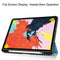 For iPad Air 2022 / 2020 10.9 Custer Texture TPU Horizontal Flip Leather Case with Sleep / Wake-up Function & Three-folding Holder & Pen Slot(Sky Blue)