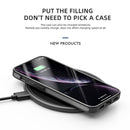 For iPhone 12 / 12 Pro iPAKY Knight Series Shockproof TPU+ Clear PC Case(Red)