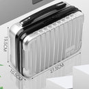 For DJI Mavic Air 2 Shockproof Portable ABS Suitcase Storage Bag Protective Box(Black)