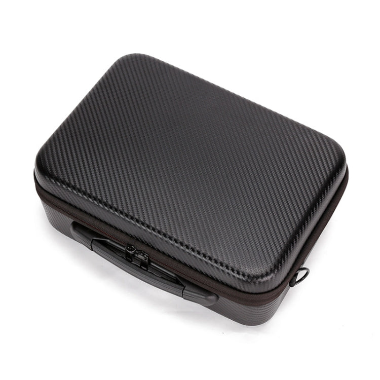 For DJI Mavic Air 2 Portable PU Shoulder Storage Bag Protective Box(Black Red)