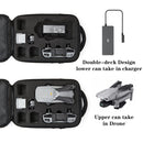 LINGSHI For DJI Mavic Air 2 Heightened Portable Shoulder Storage Bag Protective Box(Black)