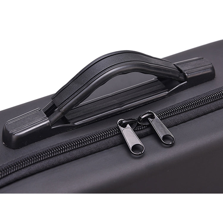 For DJI Mavic Air 2 Portable PU Shoulder Storage Bag Protective Box(Black Red)