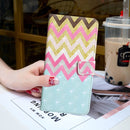 For iPhone 12 Pro Max 3D Painted Pattern Horizontal Flip Leather Case with Holder & Card Slots & Photo Frame & Wallet(Color Wave)