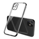 For iPhone 11 Magic Cube Plating TPU Protective Case(Black)