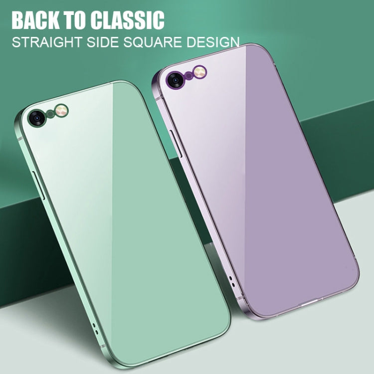 For iPhone SE 2022 / SE 2020 Magic Cube Plating TPU Protective Case(Silver)