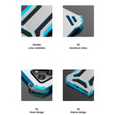 For Samsung Galaxy Note 20 R-JUST Shockproof Armor Metal Protective Case(Blue)