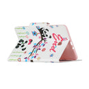 For Samsung Galaxy Tab E 9.6 / T560 Painted Pattern Horizontal Flip Leather Case with Holder(Panda)