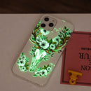 For iPhone 12 Pro Max Luminous TPU Soft Protective Case(Flower Deer)