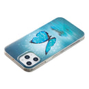 For iPhone 12 Pro Max Luminous TPU Soft Protective Case(Butterfly)