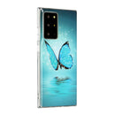 For Samsung Galaxy Note20 Ultra Luminous TPU Soft Protective Case(Butterfly)