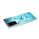 For Samsung Galaxy Note20 Ultra Luminous TPU Soft Protective Case(Butterfly)