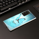 For Samsung Galaxy Note20 Ultra Luminous TPU Soft Protective Case(Butterfly)