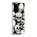 For Samsung Galaxy Note20 Ultra Luminous TPU Soft Protective Case(Skull)