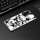 For Samsung Galaxy Note20 Ultra Luminous TPU Soft Protective Case(Skull)