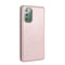 For Samsung Galaxy Note20 Carbon Fiber Texture Magnetic Horizontal Flip TPU + PC + PU Leather Case with Card Slot(Pink)