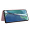 For Samsung Galaxy Note20 Carbon Fiber Texture Magnetic Horizontal Flip TPU + PC + PU Leather Case with Card Slot(Pink)