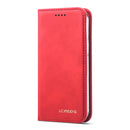 For iPhone 12 mini LC.IMEEKE LC-002 Series Skin Hand Feeling PU + TPU Horizontal Flip Leather Case with Holder & Card Slot & Wallet(Red)