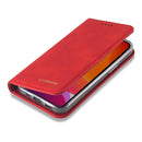For iPhone 12 mini LC.IMEEKE LC-002 Series Skin Hand Feeling PU + TPU Horizontal Flip Leather Case with Holder & Card Slot & Wallet(Red)