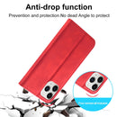 For iPhone 12 mini LC.IMEEKE LC-002 Series Skin Hand Feeling PU + TPU Horizontal Flip Leather Case with Holder & Card Slot & Wallet(Red)