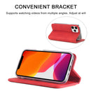 For iPhone 12 mini LC.IMEEKE LC-002 Series Skin Hand Feeling PU + TPU Horizontal Flip Leather Case with Holder & Card Slot & Wallet(Red)