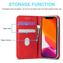 For iPhone 12 mini LC.IMEEKE LC-002 Series Skin Hand Feeling PU + TPU Horizontal Flip Leather Case with Holder & Card Slot & Wallet(Red)