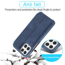 For iPhone 12 Pro Max LC.IMEEKE Hon Ancient Series Horizontal Flip Leather Case with Holder & Card Slot(Blue)