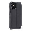For iPhone 12 / 12 Pro LC.IMEEKE Hon Ancient Series Horizontal Flip Leather Case with Holder & Card Slot(Black)