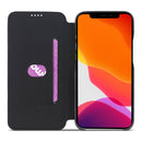 For iPhone 12 / 12 Pro LC.IMEEKE Hon Ancient Series Horizontal Flip Leather Case with Holder & Card Slot(Black)