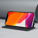 For iPhone 12 / 12 Pro LC.IMEEKE Hon Ancient Series Horizontal Flip Leather Case with Holder & Card Slot(Black)