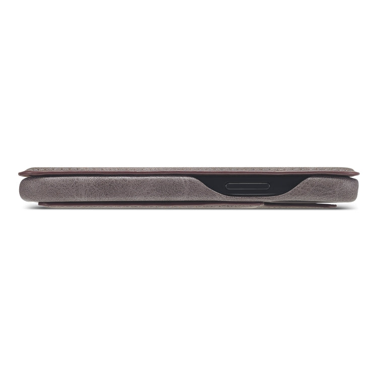 For iPhone 12 mini LC.IMEEKE Hon Ancient Series Horizontal Flip Leather Case with Holder & Card Slot(Coffee)