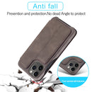 For iPhone 12 mini LC.IMEEKE Hon Ancient Series Horizontal Flip Leather Case with Holder & Card Slot(Coffee)
