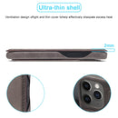 For iPhone 12 mini LC.IMEEKE Hon Ancient Series Horizontal Flip Leather Case with Holder & Card Slot(Coffee)
