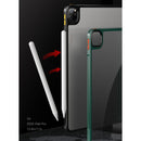 For iPad Pro 12.9 (2021) / (2020) TPU + PC Anti-fall Transparent Protective Tablet Case(Black)