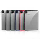 For iPad Pro 12.9 (2021) / (2020) TPU + PC Anti-fall Transparent Protective Tablet Case(Black)