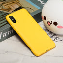 For Xiaomi Redmi 9A Pure Color Liquid Silicone Shockproof Full Coverage Case(Yellow)